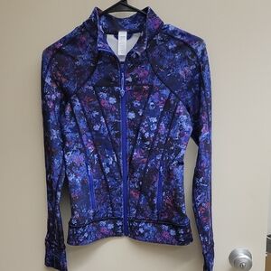 Ivivva Blue and Purple Floral Women's Jacket